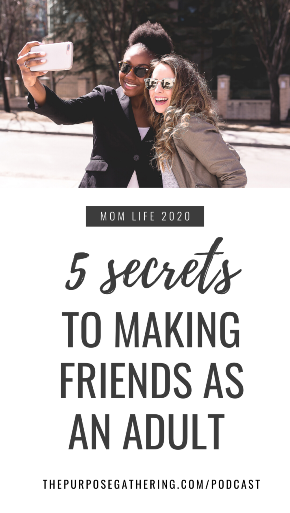 Mompreneur article about making friends as an adult